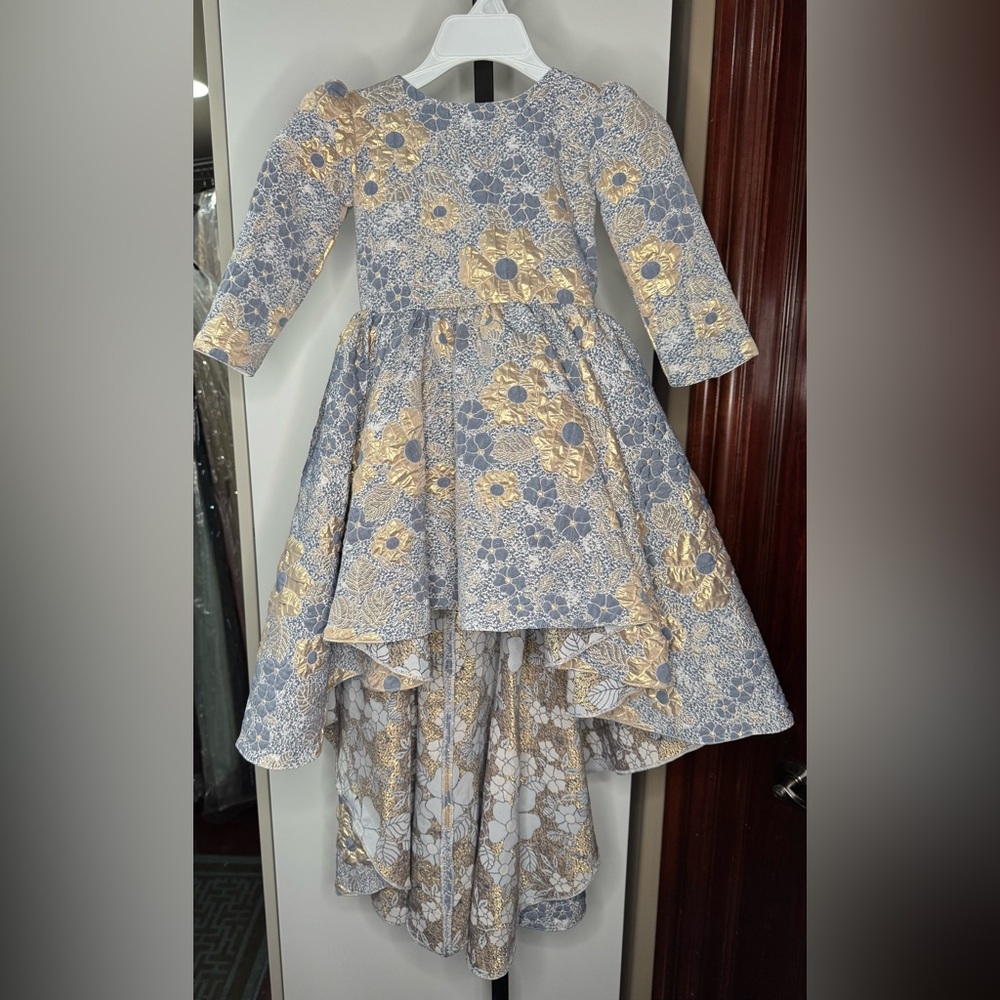 Handmade Elegant Floral Dress - Picture 1 of 3